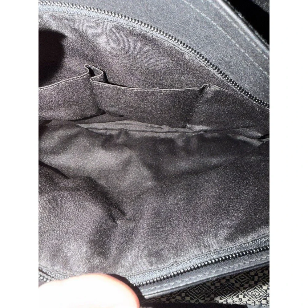 AUTHENTIC COACH LEXINGTON BLACK LEATHER BUSINESS FLAP BRIEFCASE #70666 EUC